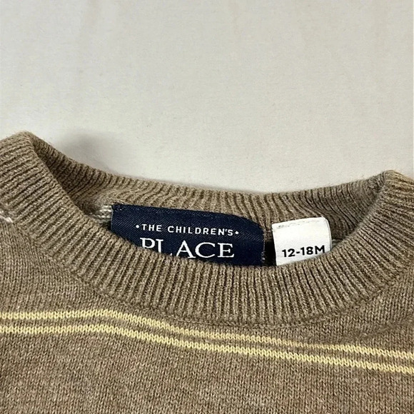 The Children's Place - Long sleeve knit pullover sweater. Size 12 to 18 months - Picture 2 of 3